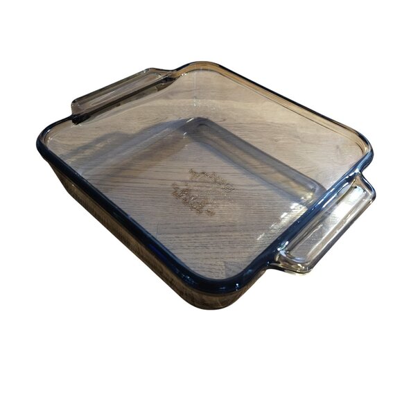 Anchor Hocking Amber Square Baking Glass 8" brown dish 2qt colorful kitchen bake - Picture 3 of 6